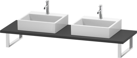 Plan de toilette pour vasques à poser et vasques à encastrer, LC107C04949 largeur max. 2000 mm