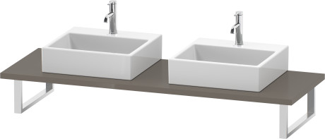 Consolle per bacinella da appoggio o lavabo da incasso soprapiano, LC107C08989 larghezza max. 2000 mm