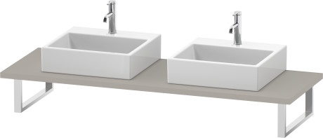 Consolle per bacinella da appoggio o lavabo da incasso soprapiano, LC107C09191 larghezza max. 2000 mm