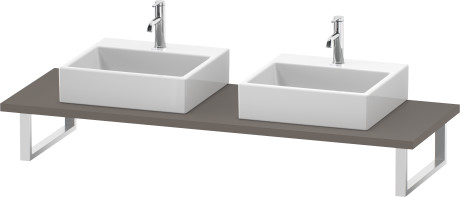 Plan de toilette pour vasques à poser et vasques à encastrer, DS107C04343 largeur max. 2000 mm