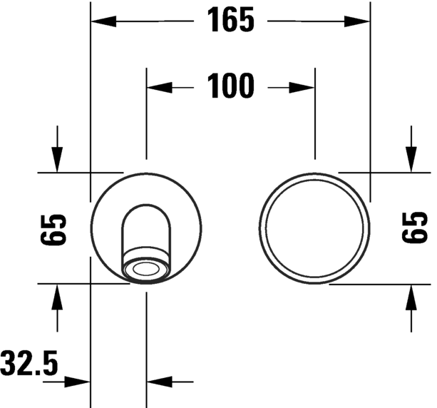 洗面用 壁埋込型 シングルレバー混合水栓 （コンプリートセット）, WT1070004