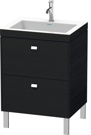 Furniture washbasin c-bonded with vanity floorstanding, BR4700O1016 furniture washbasin Vero Air included