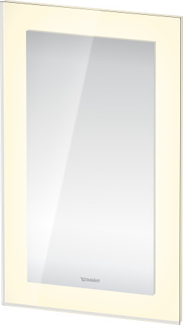 White Tulip - Miroir avec éclairage