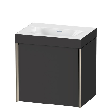 Furniture washbasin c-bonded with vanity wall mounted, XV4631NB180C