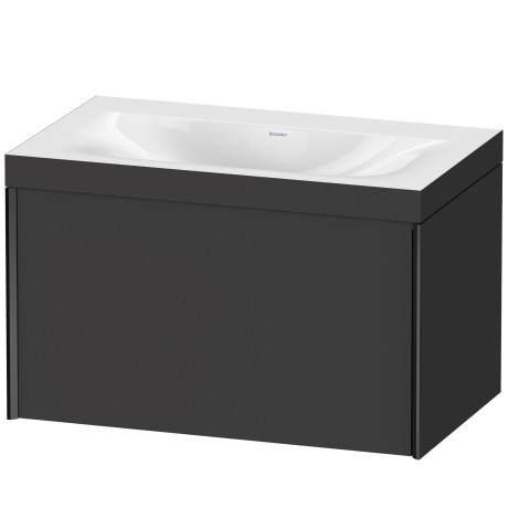 Furniture washbasin c-bonded with vanity wall mounted, XV4610NB280C