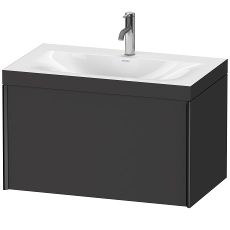 Furniture washbasin c-bonded with vanity wall mounted, XV4610OB280C