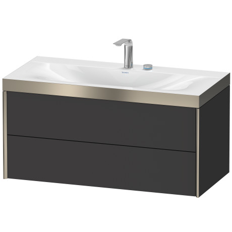 Furniture washbasin c-bonded with vanity wall mounted, XV4616EB180P