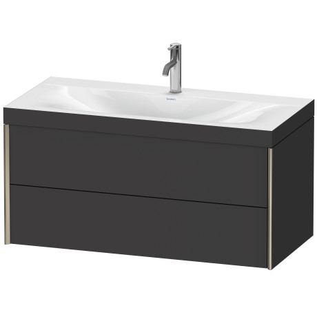 Furniture washbasin c-bonded with vanity wall mounted, XV4616OB180C