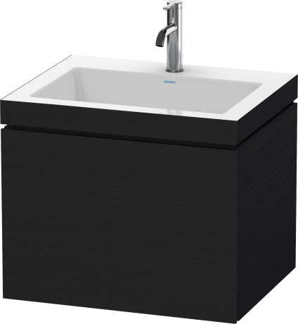 Furniture washbasin c-bonded with vanity wall mounted, LC6916O1616 furniture washbasin Vero Air included