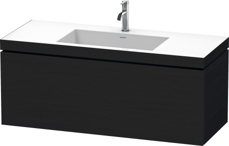 Furniture washbasin c-bonded with vanity wall mounted, LC6919O1616 furniture washbasin Vero Air included