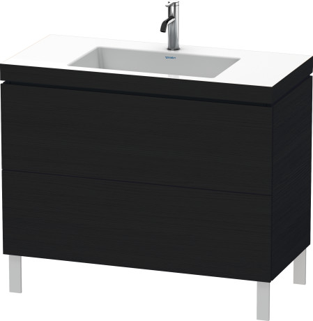 Lavabo pour meuble c-bonded avec meuble sous lavabo à poser, LC6938O1616 lavabo pour meuble Vero Air inclus