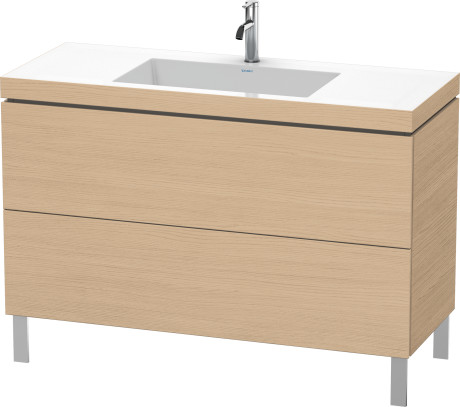 Lavabo pour meuble c-bonded avec meuble sous lavabo à poser, LC6939O3030 lavabo pour meuble Vero Air inclus