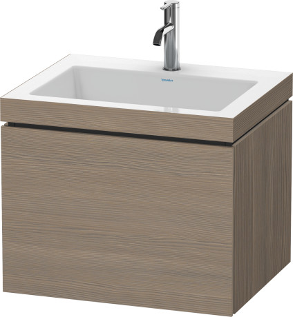 Furniture washbasin c-bonded with vanity wall mounted, LC6916O3535 furniture washbasin Vero Air included