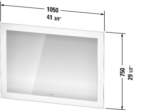 Mirror with lighting, WT7062