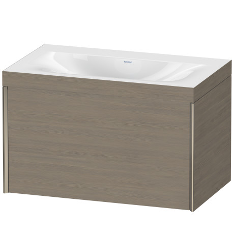 Furniture washbasin c-bonded with vanity wall mounted, XV4610NB135C