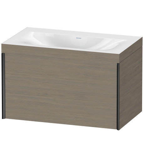 Furniture washbasin c-bonded with vanity wall mounted, XV4610NB235C