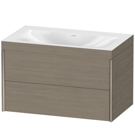 Furniture washbasin c-bonded with vanity wall mounted, XV4615NB135C
