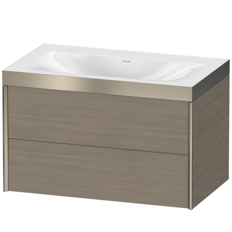 Furniture washbasin c-bonded with vanity wall mounted, XV4615NB135P