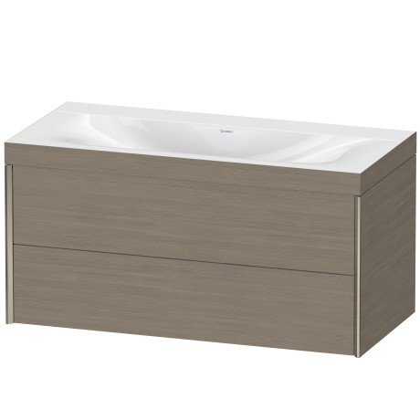 Furniture washbasin c-bonded with vanity wall mounted, XV4616NB135C