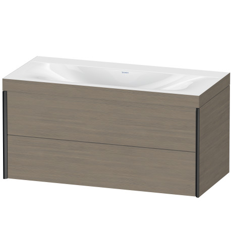Furniture washbasin c-bonded with vanity wall mounted, XV4616NB235C