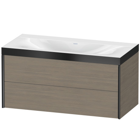 Furniture washbasin c-bonded with vanity wall mounted, XV4616NB235P