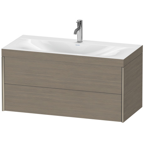 Furniture washbasin c-bonded with vanity wall mounted, XV4616OB135C