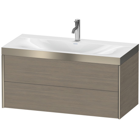 Furniture washbasin c-bonded with vanity wall mounted, XV4616OB135P