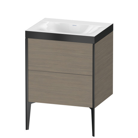 Furniture washbasin c-bonded with vanity floorstanding, XV4709NB235P