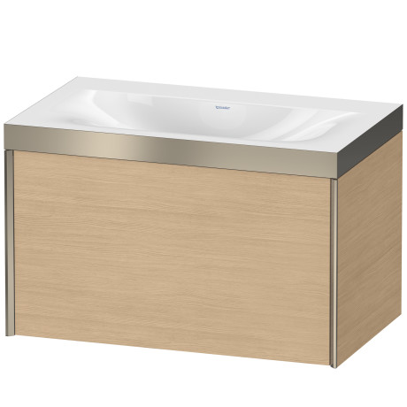 Furniture washbasin c-bonded with vanity wall mounted, XV4610NB130P