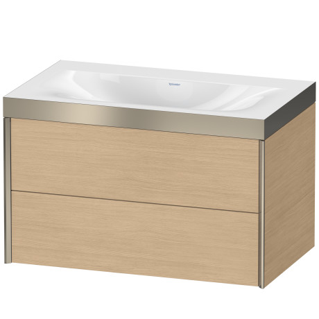 Furniture washbasin c-bonded with vanity wall mounted, XV4615NB130P