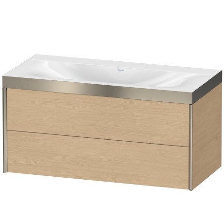 Furniture washbasin c-bonded with vanity wall mounted, XV4616NB130P