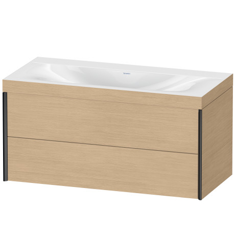 Furniture washbasin c-bonded with vanity wall mounted, XV4616NB230C