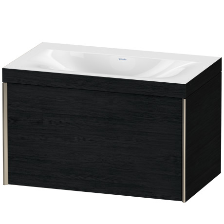 Furniture washbasin c-bonded with vanity wall mounted, XV4610NB116C