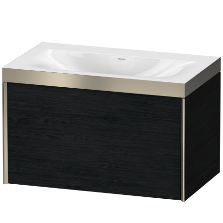 Furniture washbasin c-bonded with vanity wall mounted, XV4610NB116P