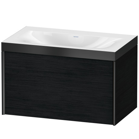 Furniture washbasin c-bonded with vanity wall mounted, XV4610NB216P