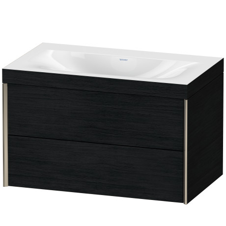Furniture washbasin c-bonded with vanity wall mounted, XV4615NB116C