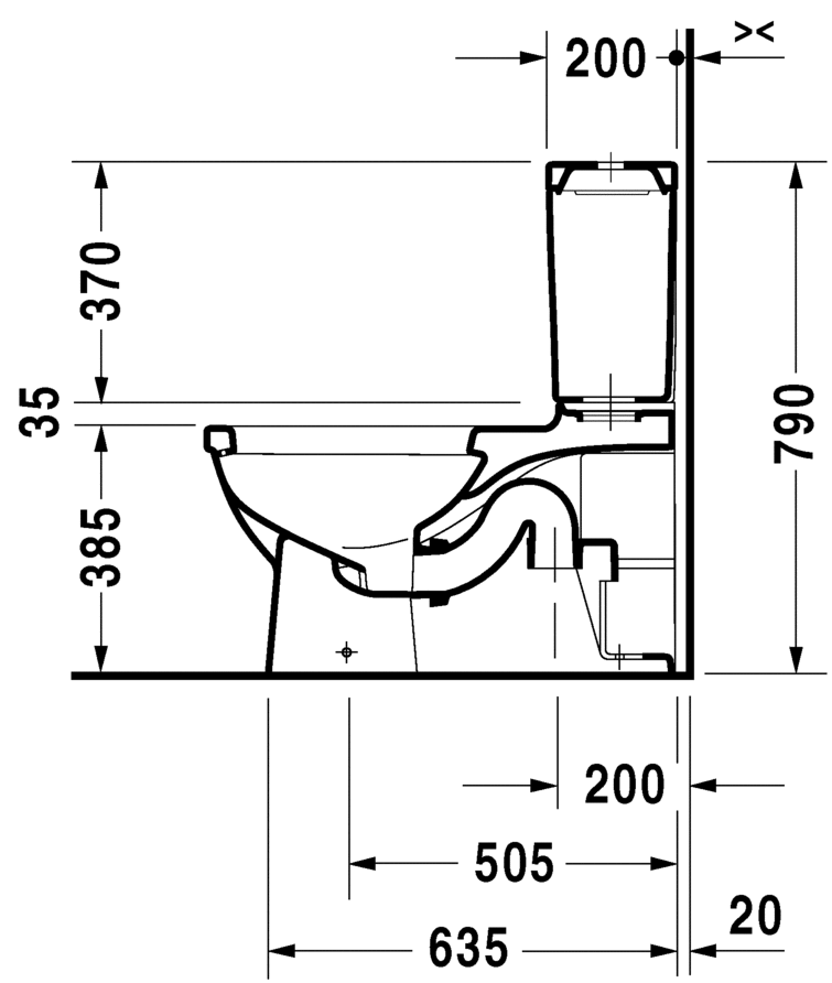 مرحاض قطعتين, 212701