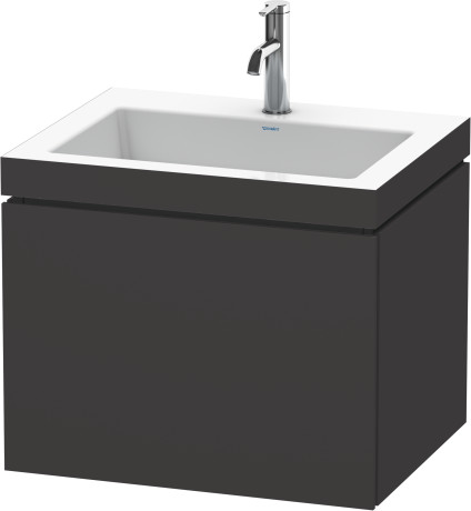 Furniture washbasin c-bonded with vanity wall mounted, LC6916O8080 furniture washbasin Vero Air included