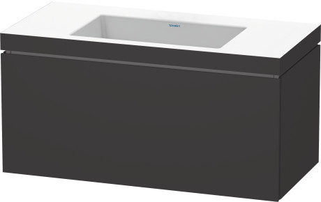 Furniture washbasin c-bonded with vanity wall mounted, LC6918N8080 furniture washbasin Vero Air included