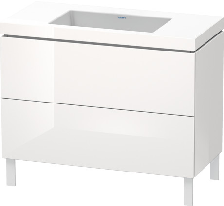 Lavabo pour meuble c-bonded avec meuble sous lavabo à poser, LC6938N2222 lavabo pour meuble Vero Air inclus