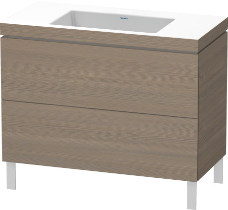 Furniture washbasin c-bonded with vanity floor standing, LC6938N3535 furniture washbasin Vero Air included