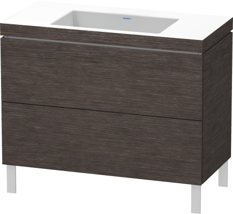 Lavabo pour meuble c-bonded avec meuble sous lavabo à poser, LC6938N7272 lavabo pour meuble Vero Air inclus