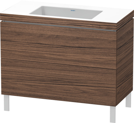 Lavabo pour meuble c-bonded avec meuble sous lavabo à poser, LC6938N2121 lavabo pour meuble Vero Air inclus