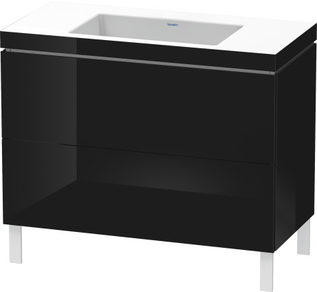 Lavabo pour meuble c-bonded avec meuble sous lavabo à poser, LC6938N4040 lavabo pour meuble Vero Air inclus