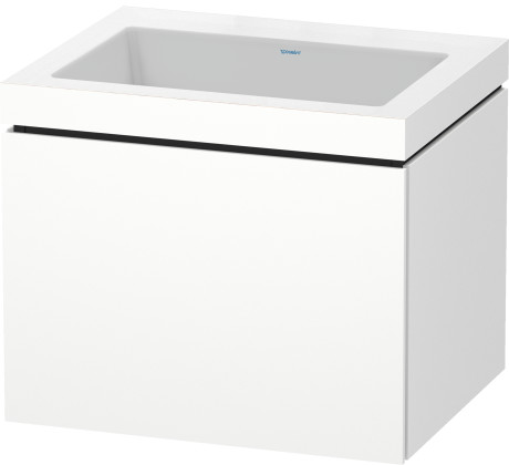 Furniture washbasin c-bonded with vanity wall mounted, LC6916N1818 furniture washbasin Vero Air included