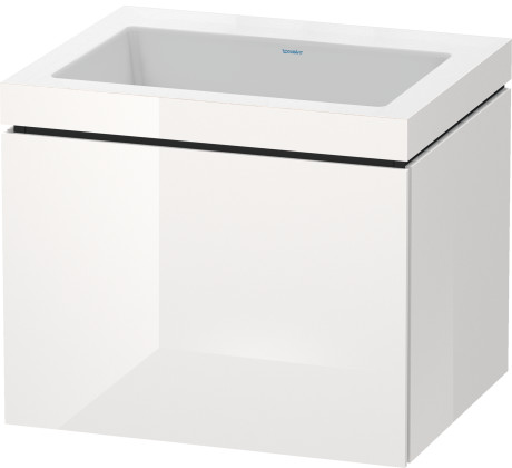 Furniture washbasin c-bonded with vanity wall mounted, LC6916N8585 furniture washbasin Vero Air included
