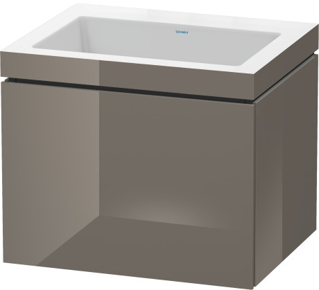 Furniture washbasin c-bonded with vanity wall mounted, LC6916N8989 furniture washbasin Vero Air included