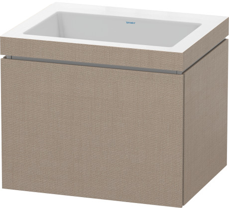 Furniture washbasin c-bonded with vanity wall mounted, LC6916N7575 furniture washbasin Vero Air included