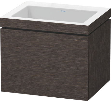 Furniture washbasin c-bonded with vanity wall mounted, LC6916N7272 furniture washbasin Vero Air included