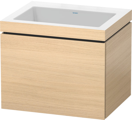 Furniture washbasin c-bonded with vanity wall mounted, LC6916N7171 furniture washbasin Vero Air included